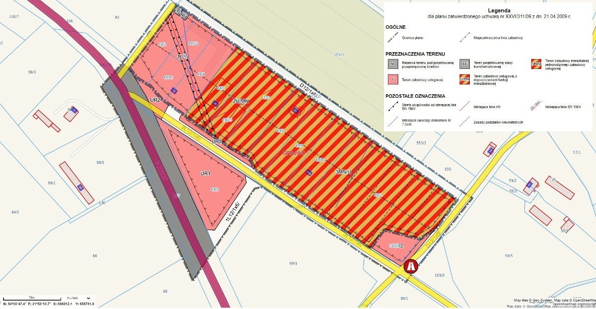 Działka budowlana na sprzedaż Giżycko, Grajwo  16 031m2 Foto 3