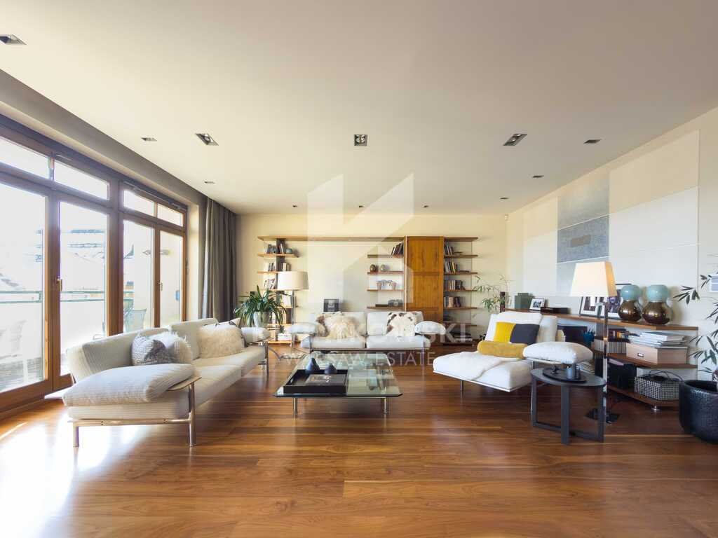 Przestronny apartament 200 m² z 3 parkingami i concierge Warszawa, Mokotów, Cypryjska  195m2 Foto 1