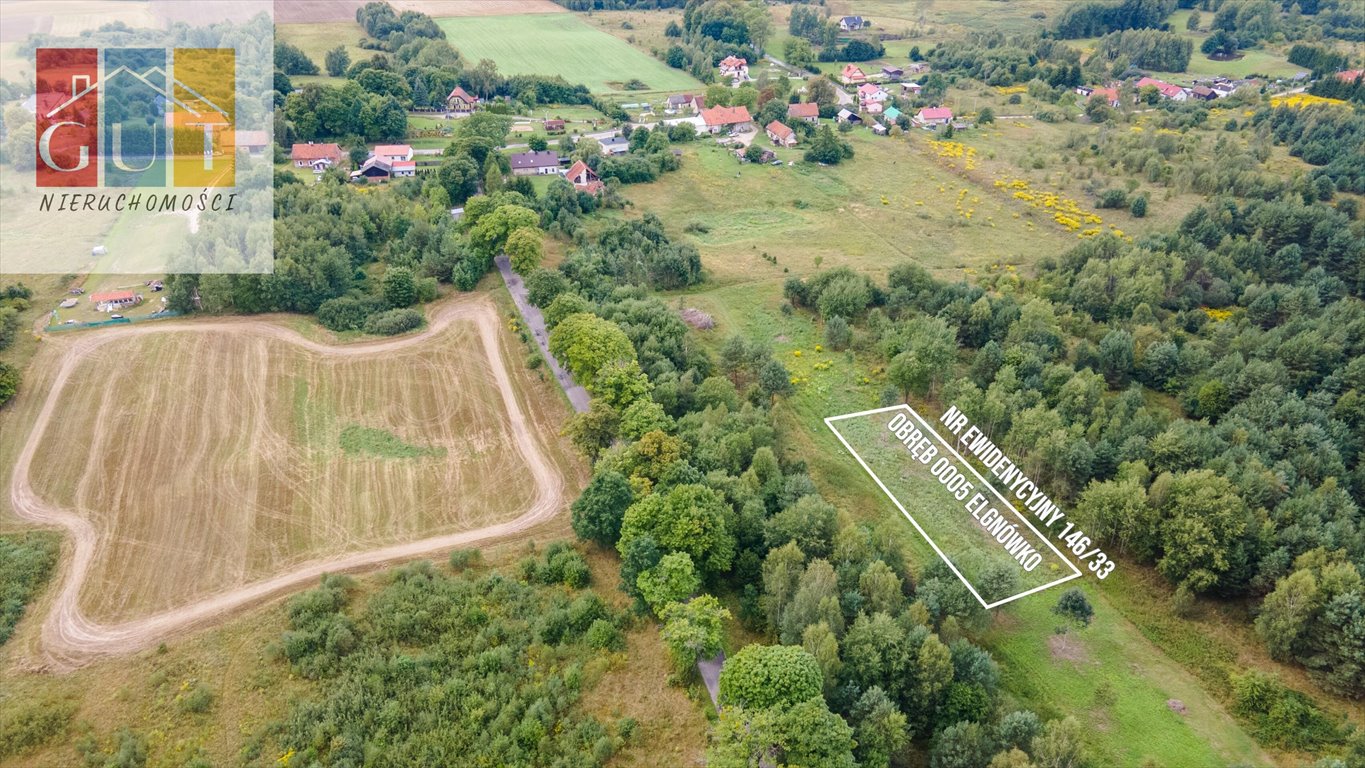 Działka budowlana na sprzedaż Elgnówko  1 200m2 Foto 3