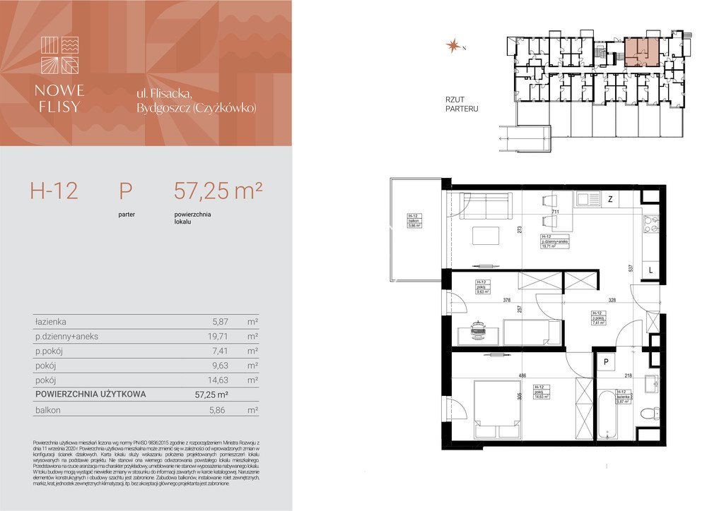 Przestronne 57 m² w Czyżkówku – 6 pokoi, gotowe do zamieszkania Bydgoszcz, Czyżkówko, Flisacka  57m2 Foto 1