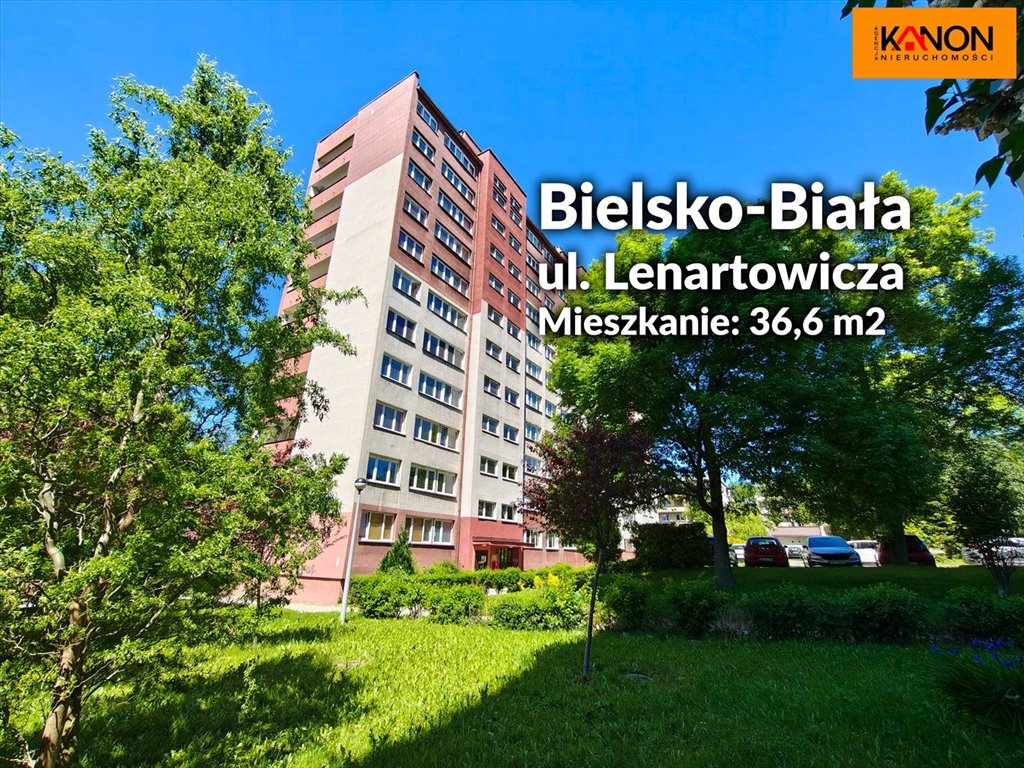 Polecam komfortowe 36,6 m² mieszkanie z windą w Złotych Łanach Bielsko-Biała, Złote Łany  37m2 Foto 1