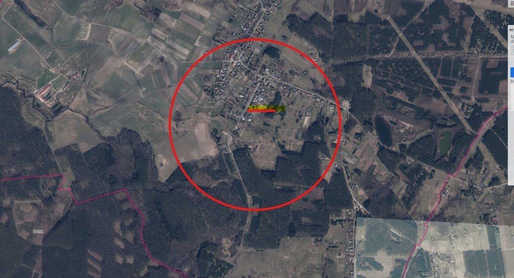 Działka 14 936 m² pod lasem, dojazd leśną drogą Staw  14 936m2 Foto 1