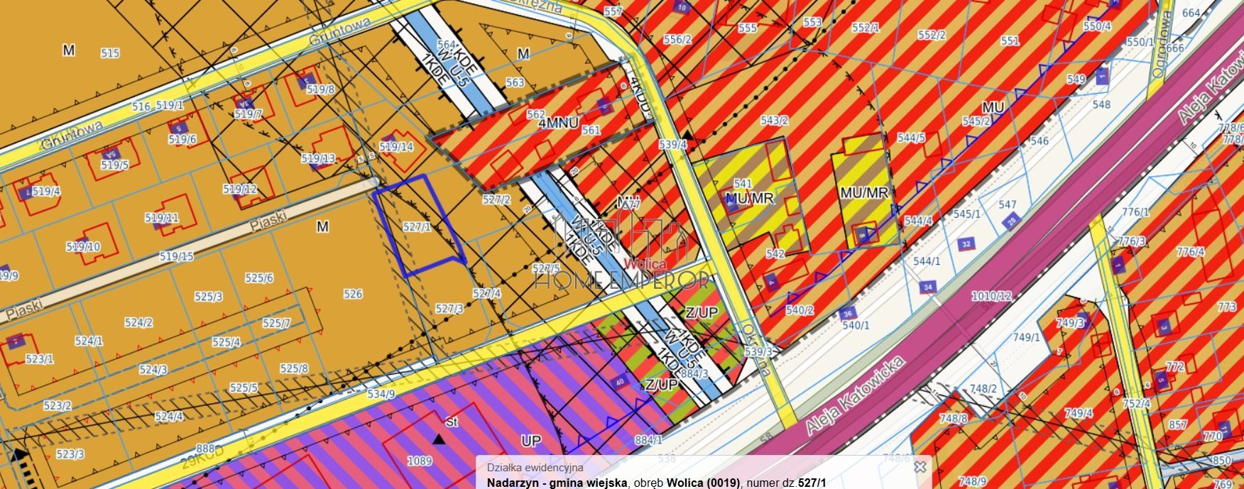 Działka budowlana na sprzedaż Wolica, Okrężna  1 000m2 Foto 1