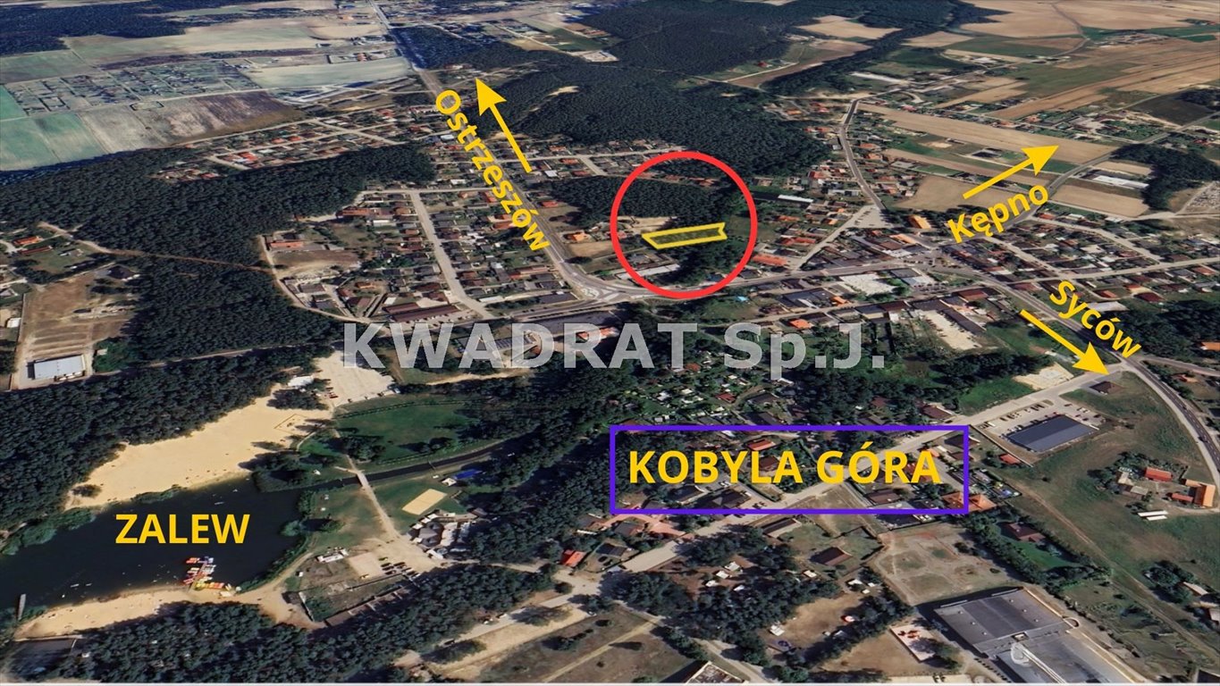 Działka budowlana na sprzedaż Kobyla Góra  1 414m2 Foto 4