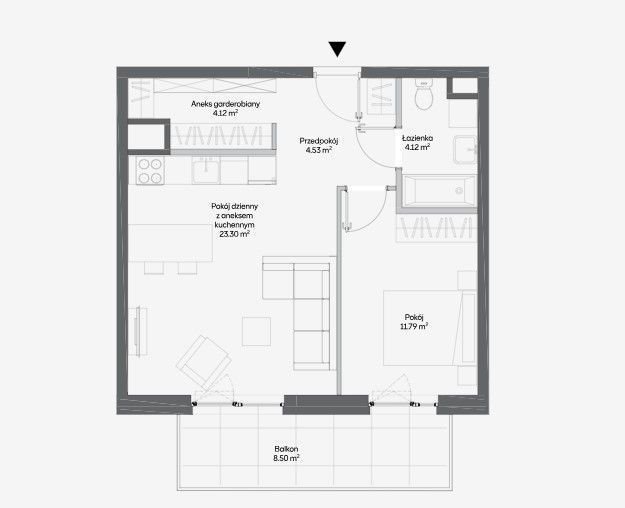 Mieszkanie dwupokojowe na sprzedaż Warszawa, Włochy, Raków, Fajansowa  48m2 Foto 1