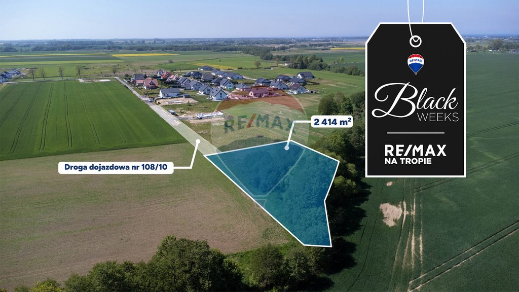 Działka budowlana na sprzedaż Mścice, Klonowa  2 414m2 Foto 1