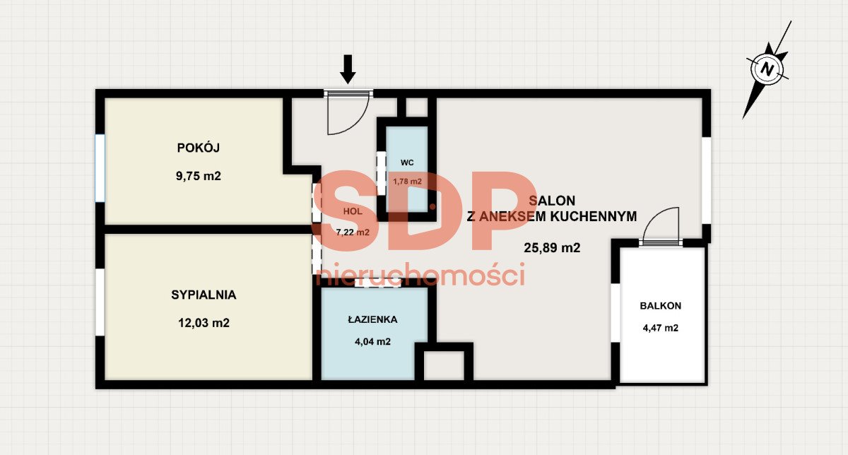 Mieszkanie trzypokojowe na sprzedaż Warszawa, Białołęka Tarchomin, Kościeszów  62m2 Foto 3