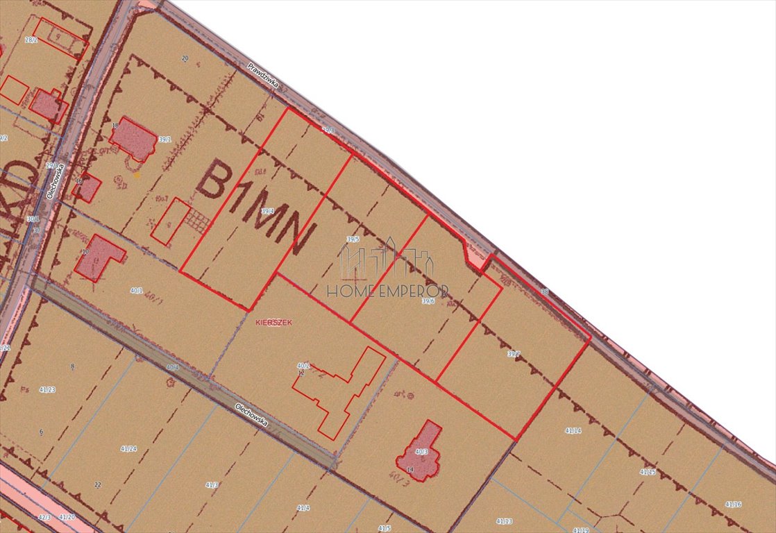 Działka budowlana na sprzedaż Kierszek, Prawdziwka  1 883m2 Foto 1