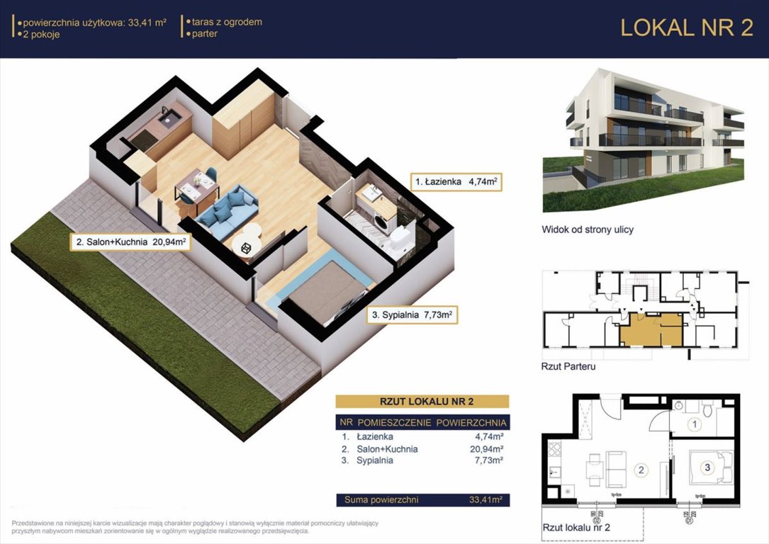 Mieszkanie dwupokojowe na sprzedaż Katowice, Ochojec, Wapienna  33m2 Foto 1