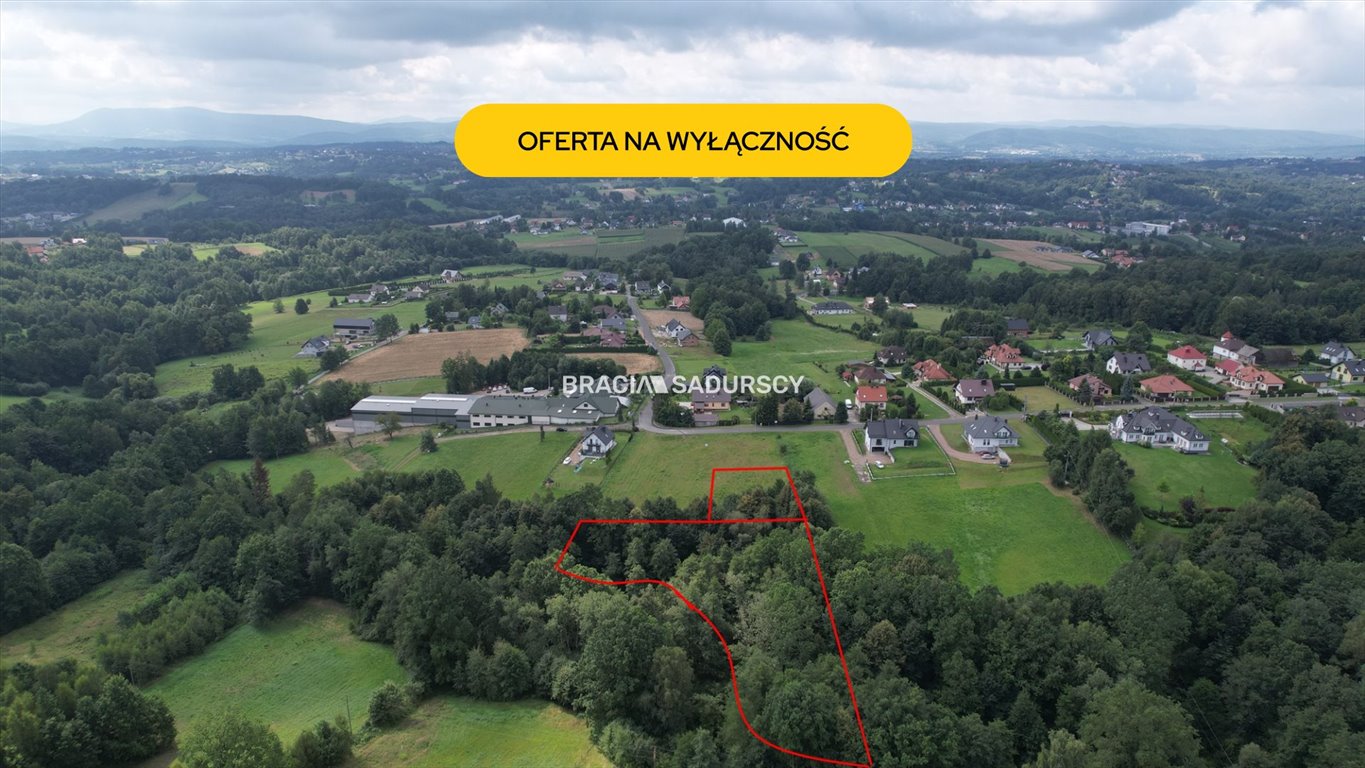 Sprzedam działkę 5753 m² z 803 m² pod zabudowę w Sieprawiu Siepraw  5 753m2 Foto 1