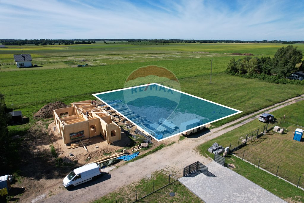 Działka budowlana 952 m² z mediami i planem zagospodarowania Śmiechów  952m2 Foto 1