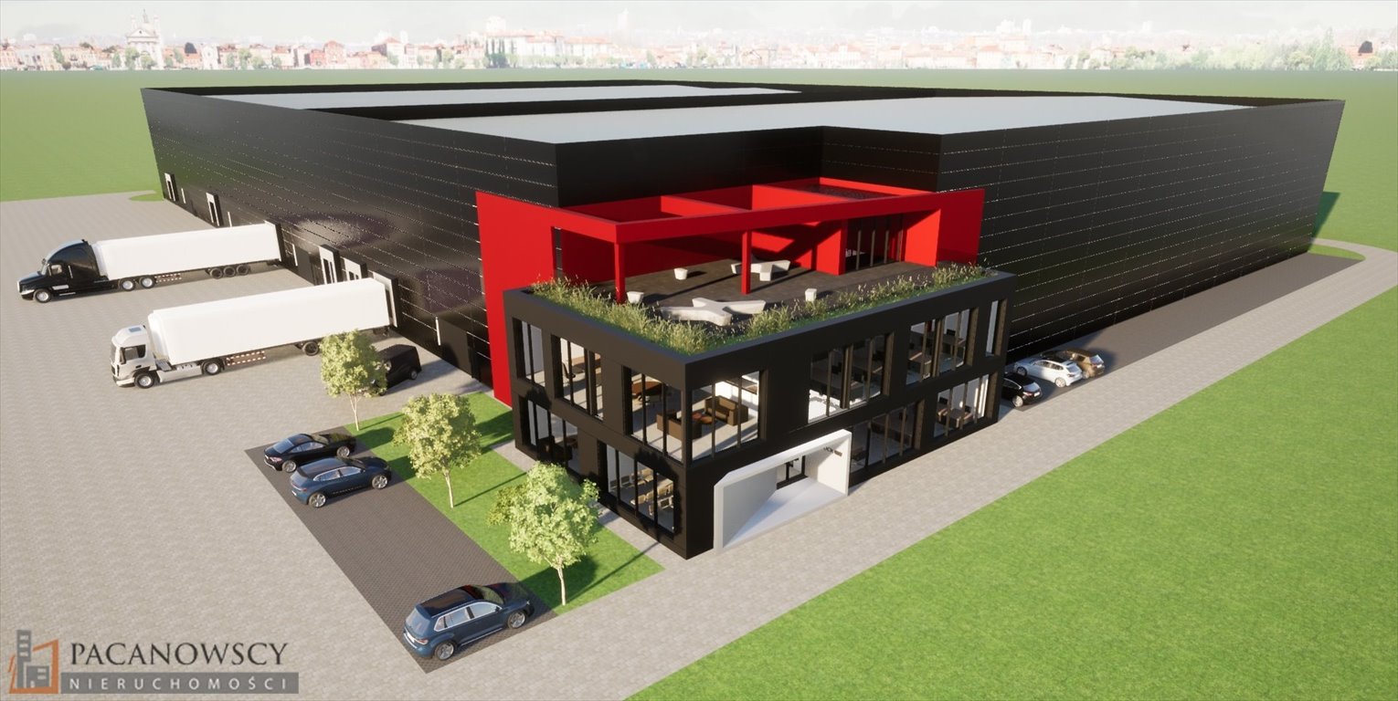 Nowoczesna hala magazynowo-biurowa 9538 m² z biurami i pozwoleniem na budowę Modlnica  9 538m2 Foto 1