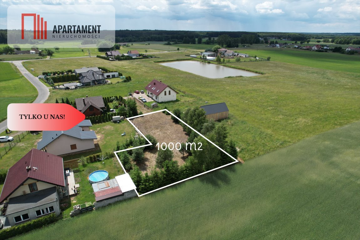 Na sprzedaż działka 1000 m² pod dom lub rekreację w Wituni Witunia  1 000m2 Foto 1