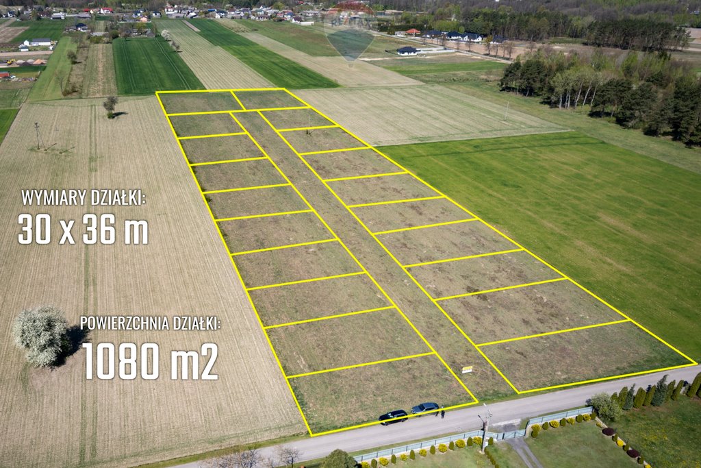 Działka pod dom z dużym ogrodem, las, media, 1050 m² Czarna Kolonia, Różańcowa Wieś  1 080m2 Foto 1