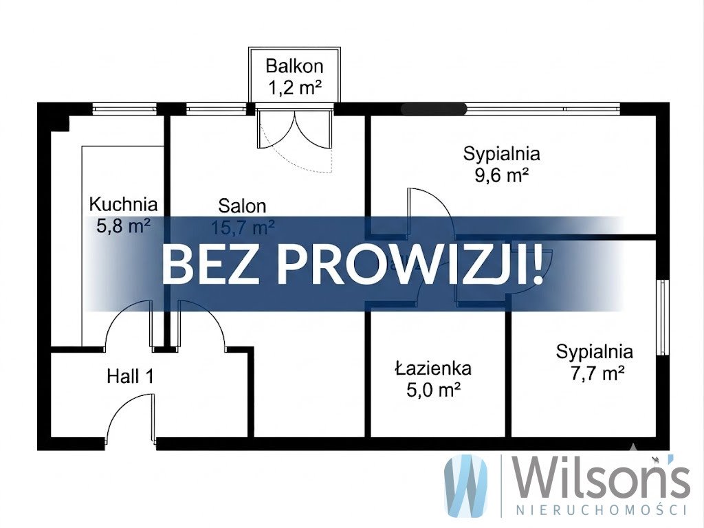 Dwustronne 3-pokojowe mieszkanie 47,5 m² (do remontu) w świetnej lokalizacji Warszawa, Targówek Bródno, Suwalska  48m2 Foto 1