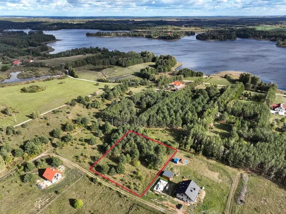 Działka rekreacyjna 3,2 ha z prądem, jezioro Kalwa Mała Pasym  3 169m2 Foto 1