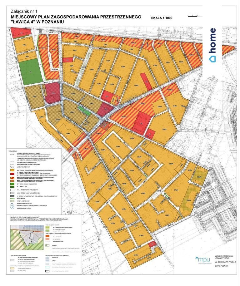 Działka budowlana na sprzedaż Poznań, Barlinecka  343m2 Foto 11