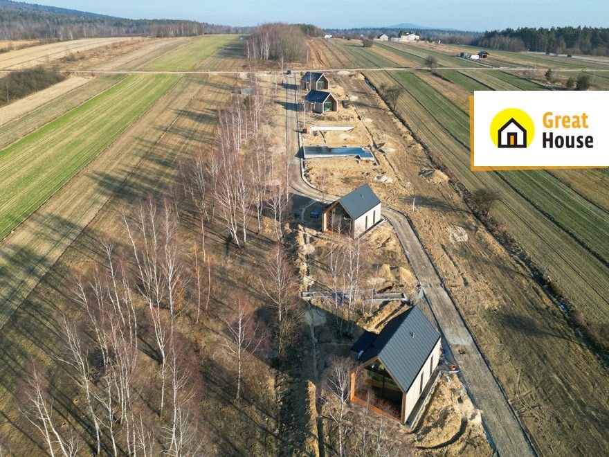 Inwestycja w Huta Koszary: 4 drewniane domki z panoramicznymi widokami Huta Koszary  280m2 Foto 1