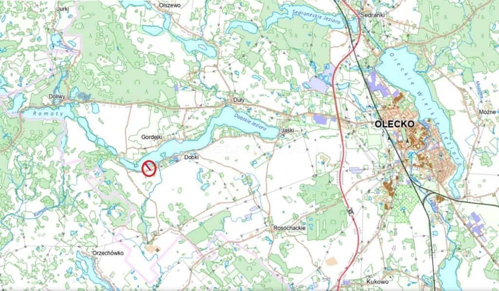 Działka 4994 m² nad jeziorem Dobskim - MPZP zabudowa letniskowa Dobki  4 994m2 Foto 1