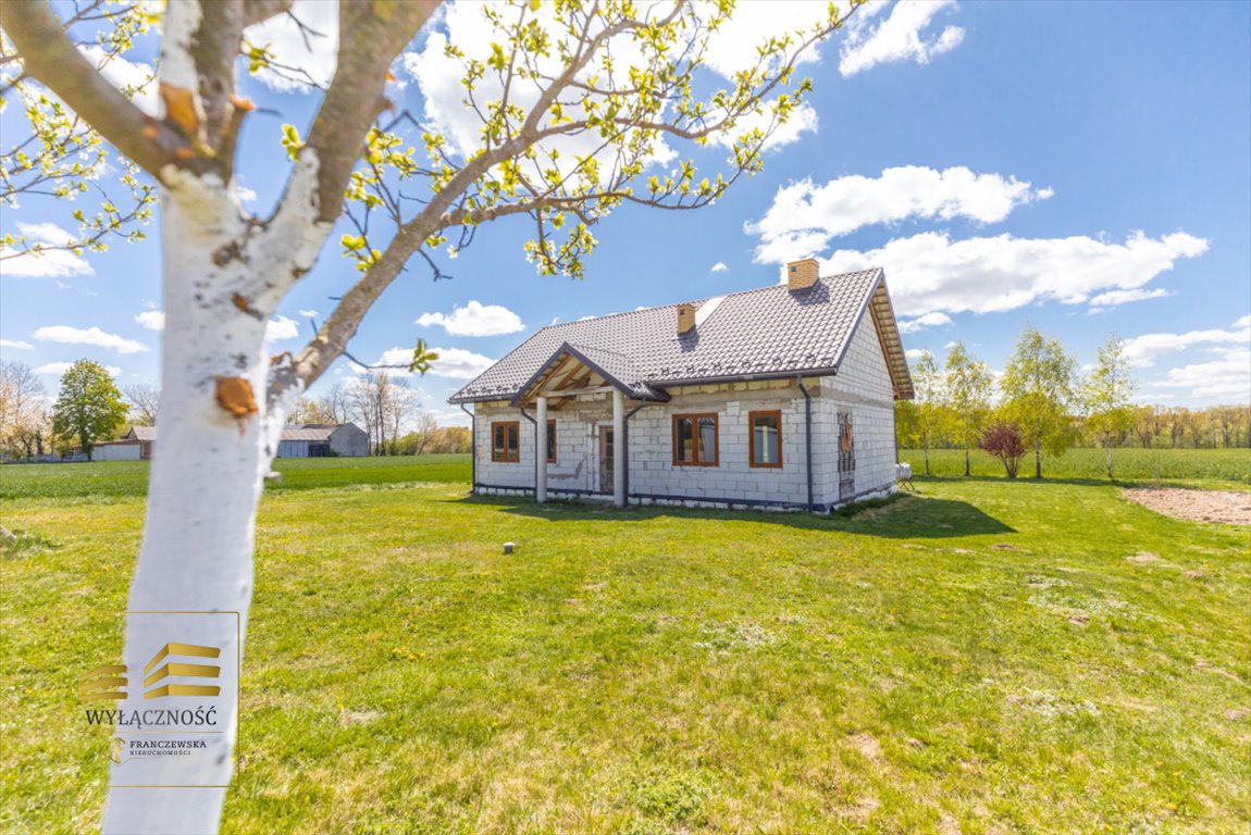 Nowoczesny dom w budowie 203 m2, 4 pokoje, duża działka Kiełczewice Pierwsze  203m2 Foto 1