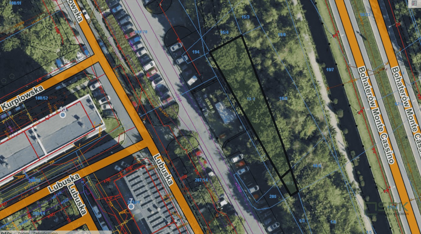 Działka 527 m² pod zabudowę w Katowicach, Monte Cassino Katowice, Zawodzie, Monte Cassino  527m2 Foto 1