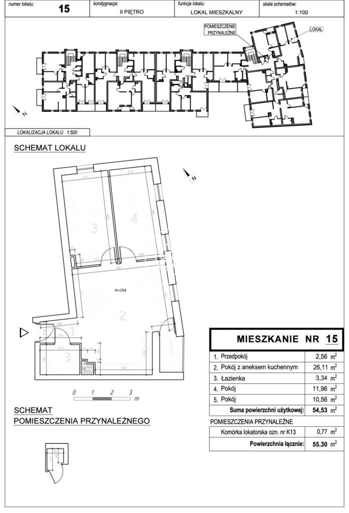 Mieszkanie dwupokojowe na sprzedaż Bydgoszcz, Szwederowo, Stanisława Leszczyńskiego  55m2 Foto 5