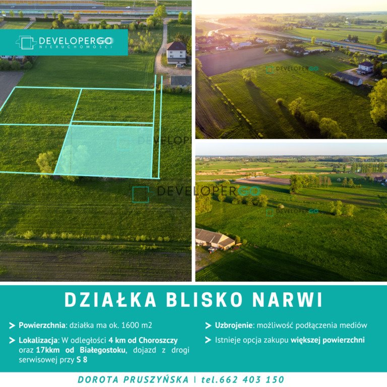 Działka budowlana na sprzedaż Złotoria  1 606m2 Foto 1