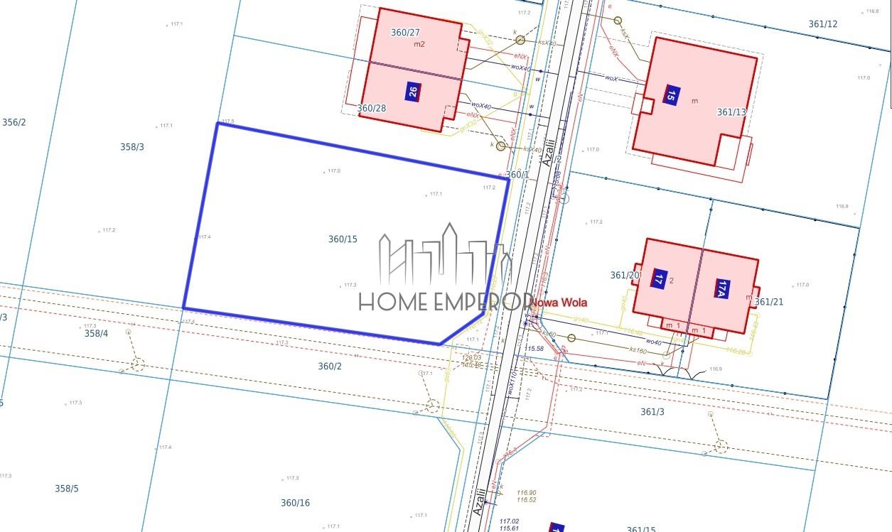 Działka budowlana na sprzedaż Nowa Wola, Azalii  1 000m2 Foto 3