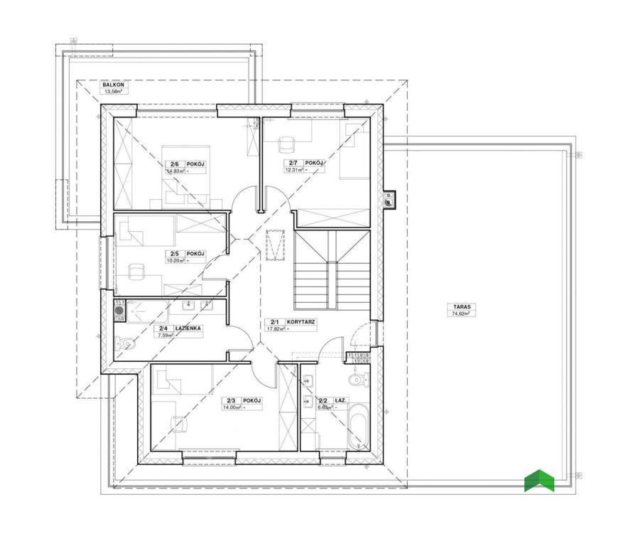 Dom na sprzedaż Księżyno  175m2 Foto 7