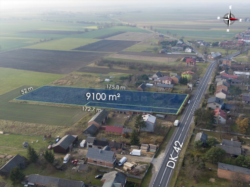 Działka 9100 m² z drewnianym domem w Jedlno Pierwsze Jedlno Pierwsze  9 100m2 Foto 1