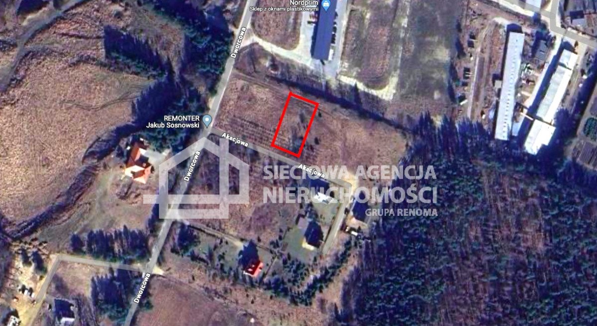 Na sprzedaż działka budowlana 1059 m² z warunkami zabudowy Przyjaźń  1 059m2 Foto 1