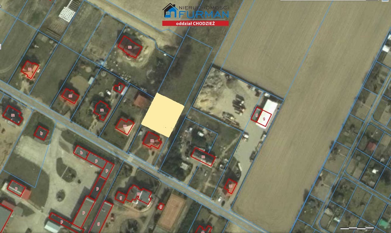 Działka budowlana 836 m² w Szamocinie, media w drodze Szamocin  836m2 Foto 1