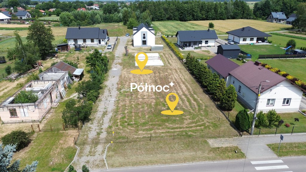 Działki budowlane z projektem i fundamentem w Czerminie polecam Czermin  800m2 Foto 1