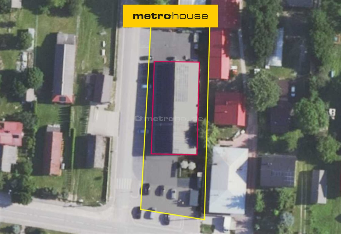 Nowoczesny budynek handlowy 588 m2 z fotowoltaiką i dużym parkingiem Obsza  588m2 Foto 1