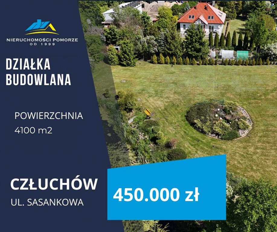 Działka budowlana na sprzedaż Człuchów, Sasankowa  4 100m2 Foto 1