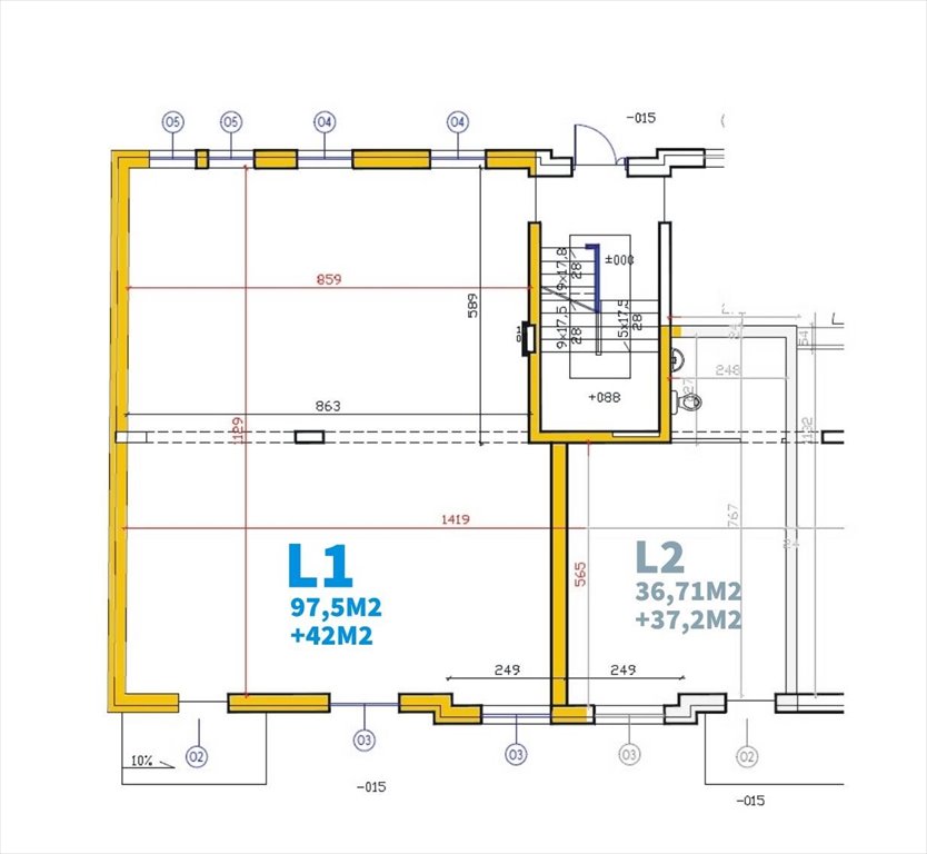 Lokal użytkowy 137m2 w centrum Ełku – idealny na biuro! Ełk, Centrum, Wawelska  138m2 Foto 1