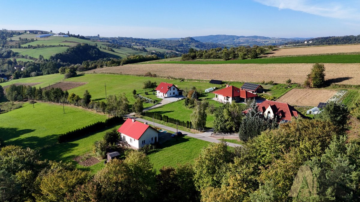 Działka budowlana 14a w Przydonicy z mediami i planem Przydonica  2 007m2 Foto 1