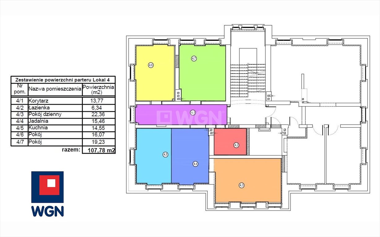Mieszkanie czteropokojowe  na sprzedaż Lubin, Lubin  108m2 Foto 2