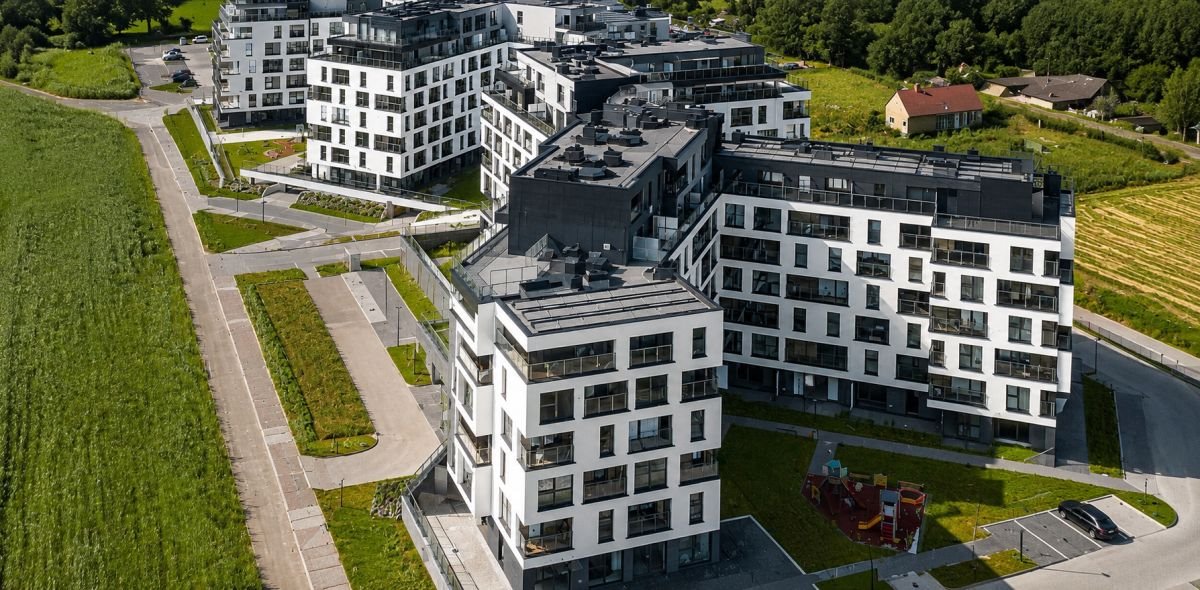 Nowoczesne mieszkanie z tarasem 58 m² w Rzeszowie: Rzeszów: Henryka Wieniawskiego
