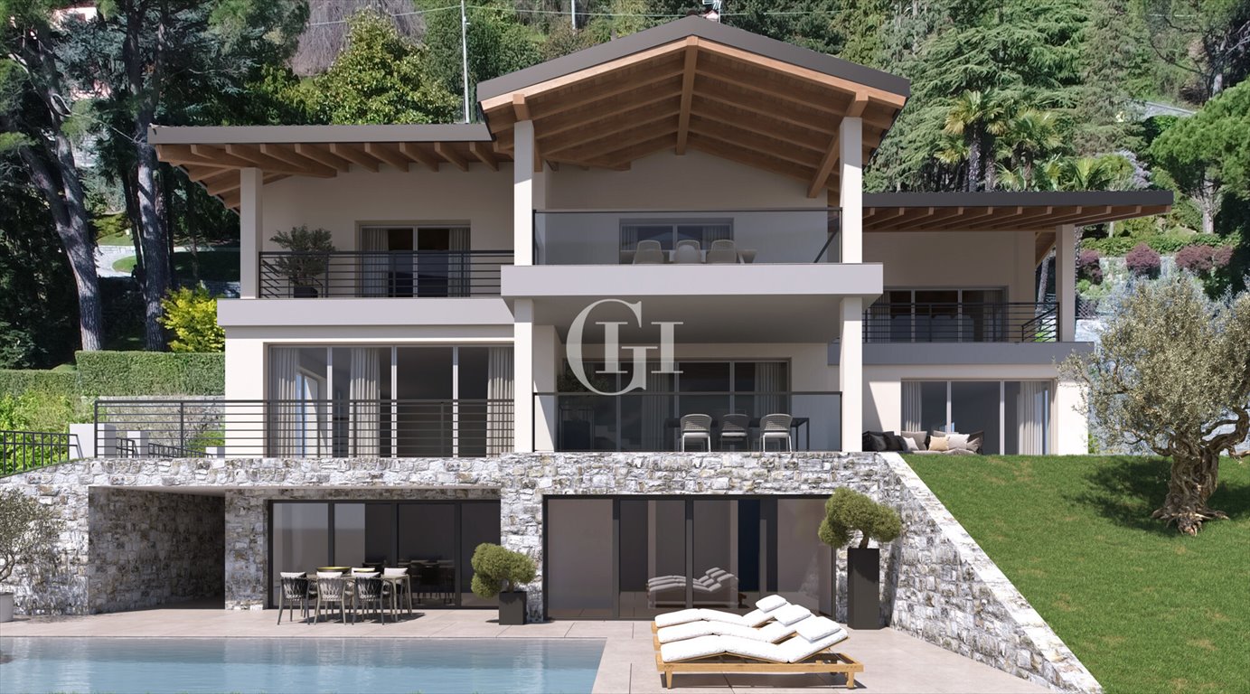 Luksusowa willa z panoramicznym widokiem na jezioro Como Włochy, Menaggio  500m2 Foto 1