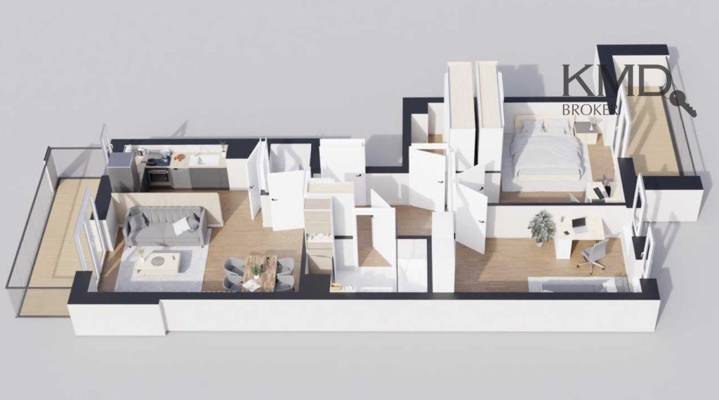 Mieszkanie trzypokojowe na sprzedaż Lublin, Sławinek, Nałęczowska  73m2 Foto 1