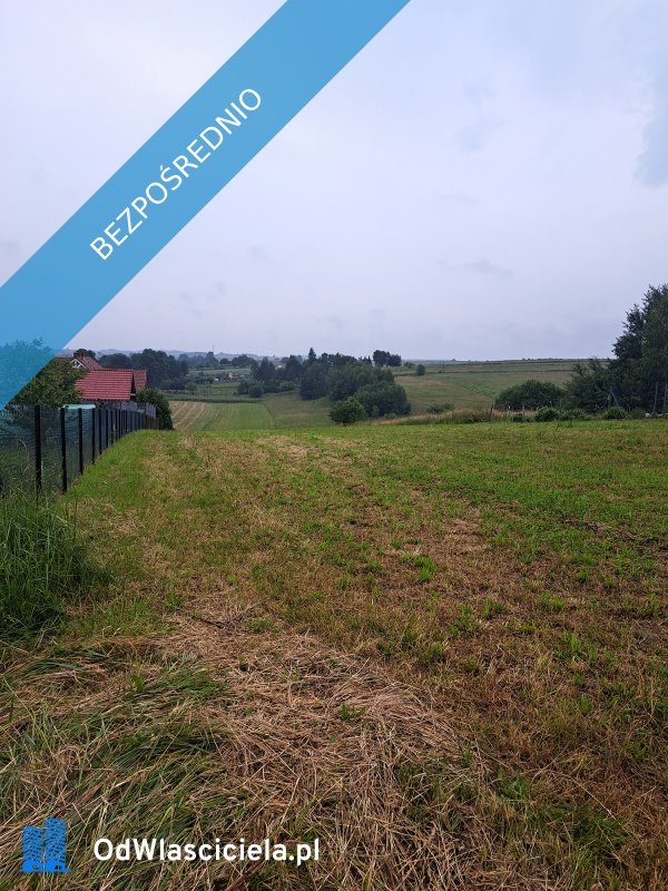 Działka budowlano-rolna 7 550 m2 z mediami i widokami.: Przeginia: Przeginia