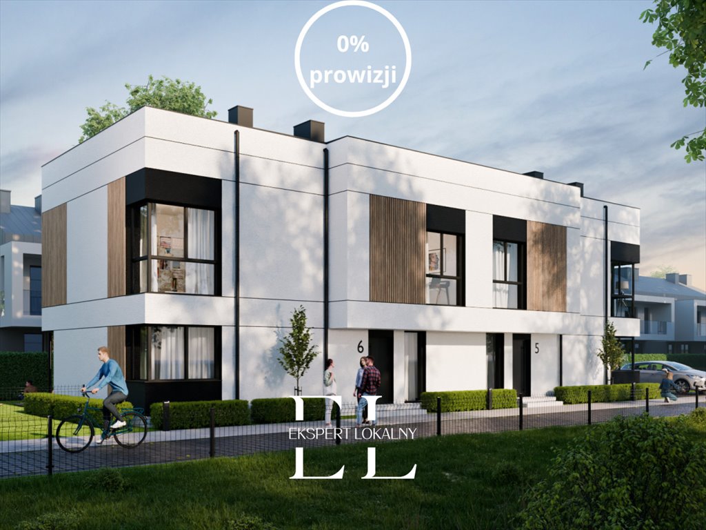 Nowoczesny segment 133 m² z ogrodem, 6 pokoi, Wawer Warszawa, Wawer, Zabielska  133m2 Foto 1