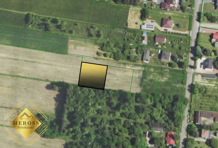 Działka budowlana 1150 m2 z mediami i planem w Rędzinach Rędziny  1 150m2 Foto 1