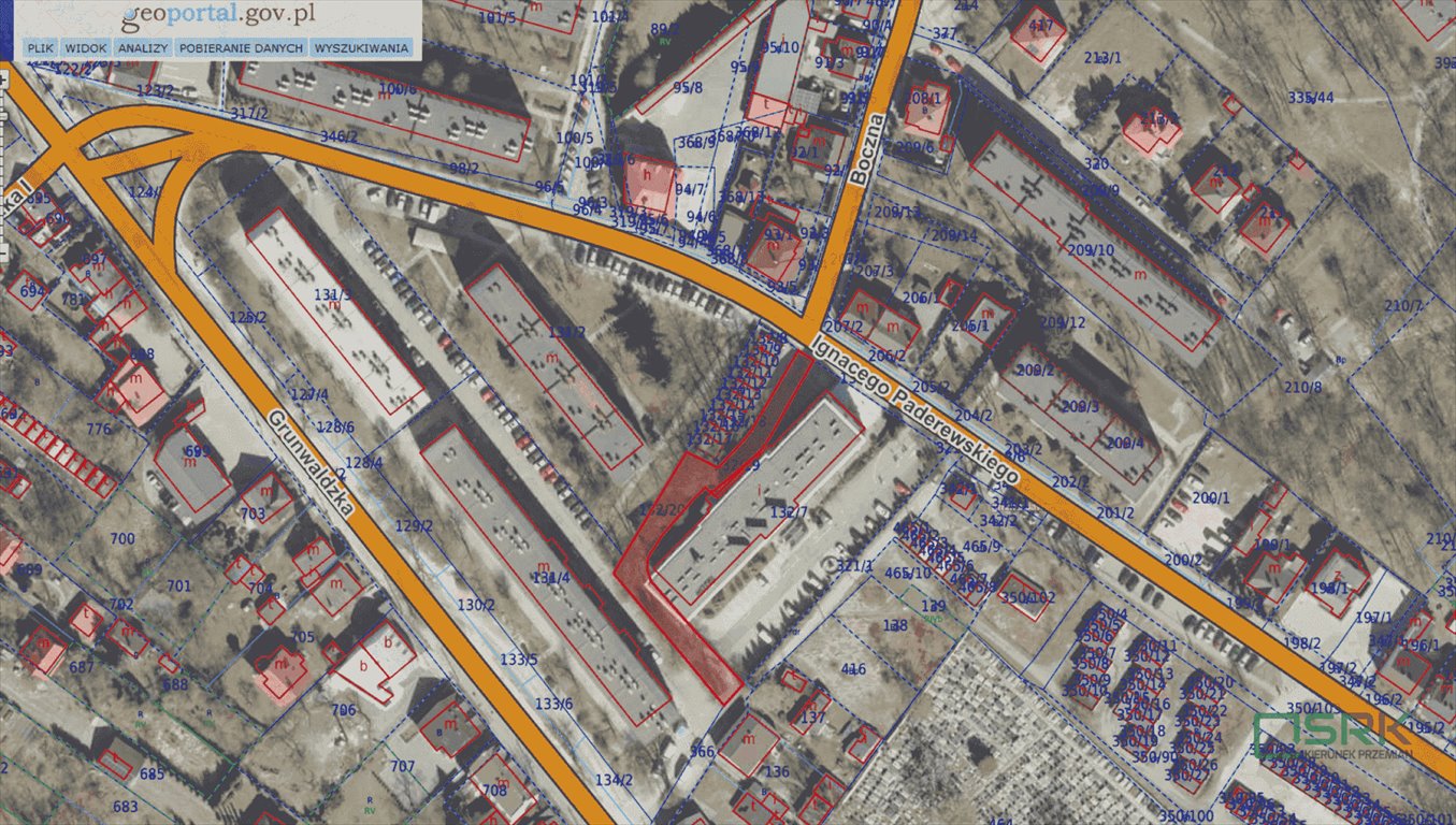 Działka inna na sprzedaż Jaworzno, Paderewskiego  792m2 Foto 1