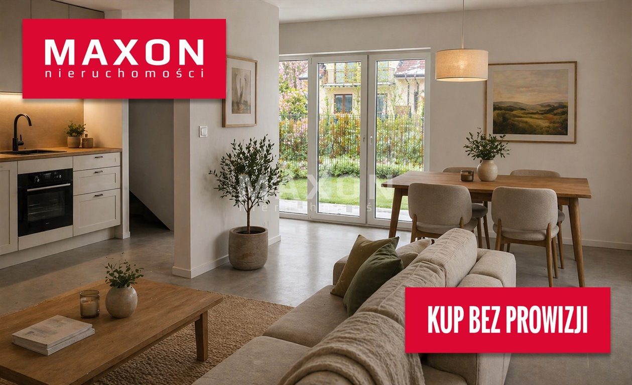Polecam nowoczesny dom szeregowy 164 m² z ogródkiem i garażem Zielonka  164m2 Foto 1