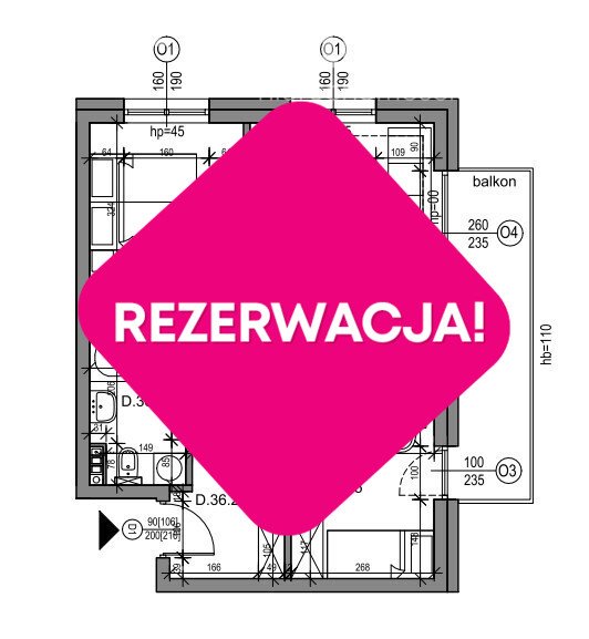 Mieszkanie trzypokojowe na sprzedaż Nysa, Elizy Orzeszkowej  49m2 Foto 7
