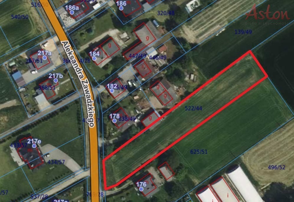 Działka budowlana 2794 m² z mediami, prostokąt, spokojna okolica Rudołtowice  2 794m2 Foto 1