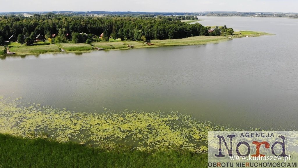 Działka nad jeziorem Dręstwo z 48 m linią brzegową Rybczyzna  6 331m2 Foto 1