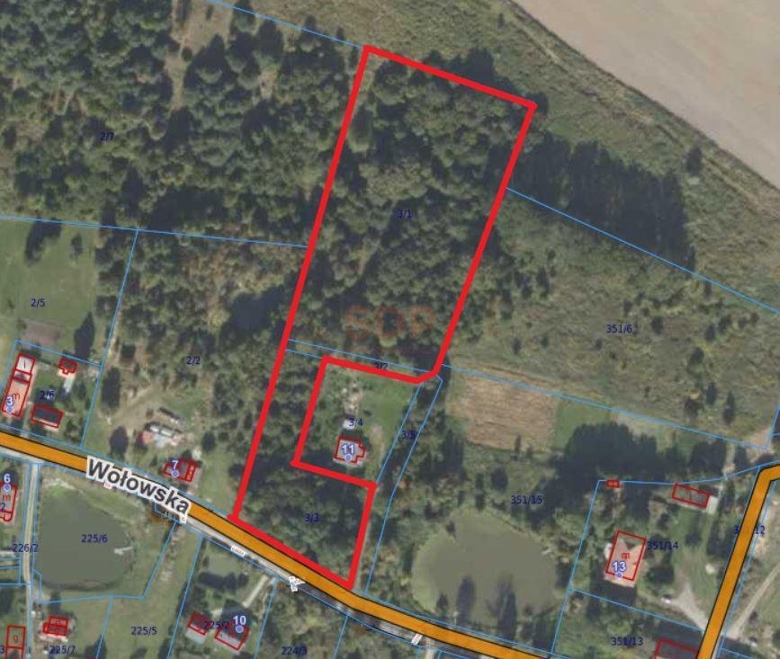 Działka 14 708 m² pod domy w Rościsławicach z koncepcją rozbiórki Rościsławice  14 708m2 Foto 1